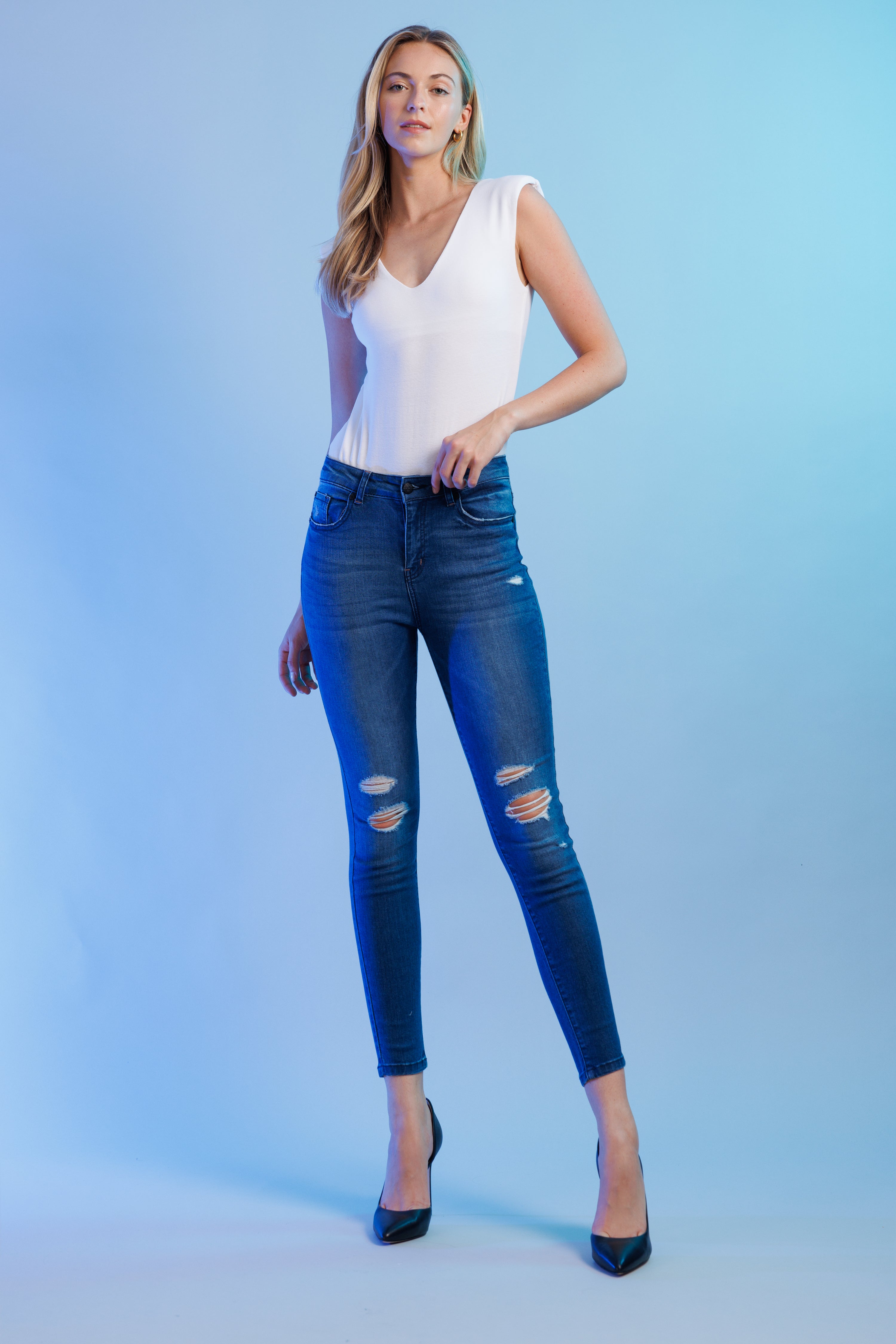 WEP3489 ANKLE JEANS MAIN IMAGE 1