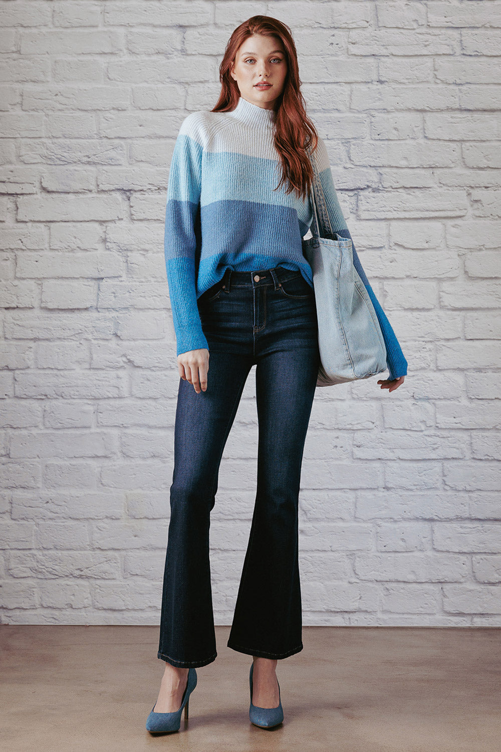 WEP3550 FLARE JEANS MAIN IMAGE 4