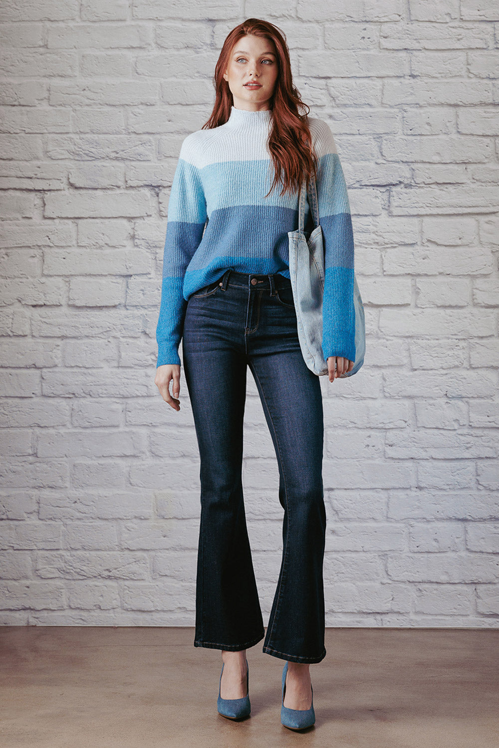 WEP3550 FLARE JEANS MAIN IMAGE 1