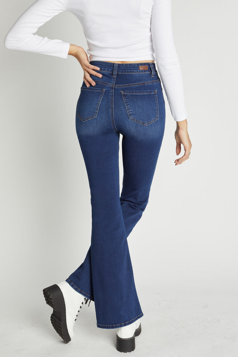 WEP3459 FLARE JEANS IMAGE 4