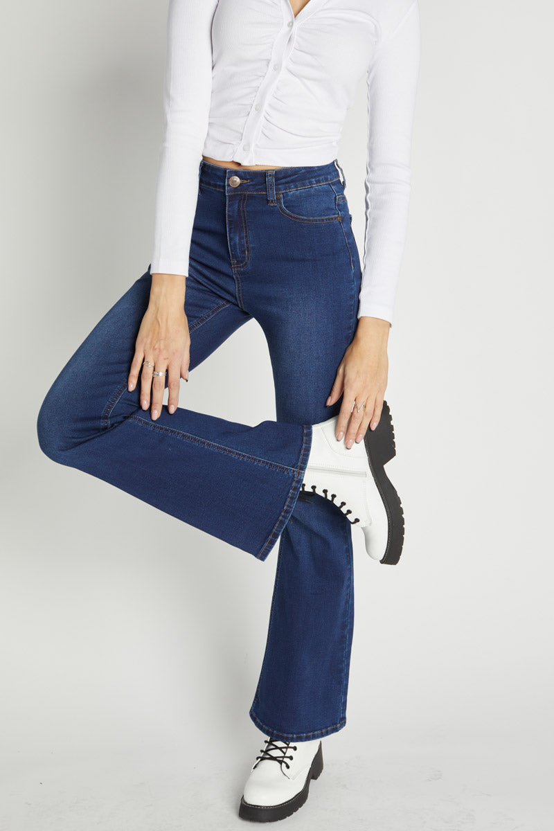 WEP3459 FLARE JEANS IMAGE 3