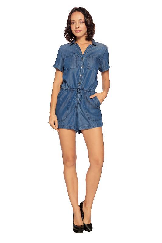 Super Soft Short Sleeve Romper - Shop ENJEAN