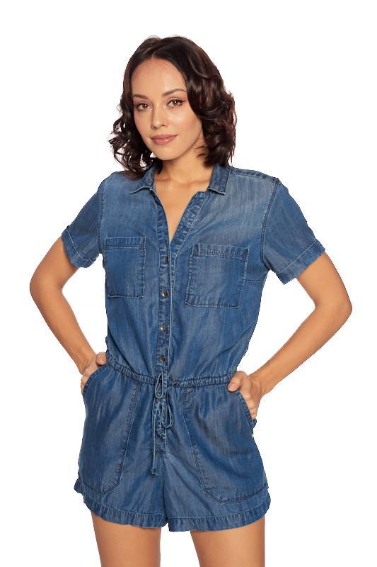 Super Soft Short Sleeve Romper - Shop ENJEAN