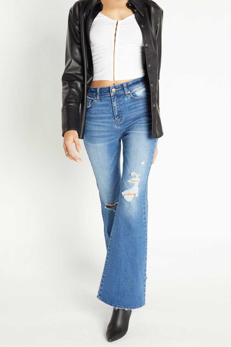 WEP3454 FLARE JEANS IMAGE 1