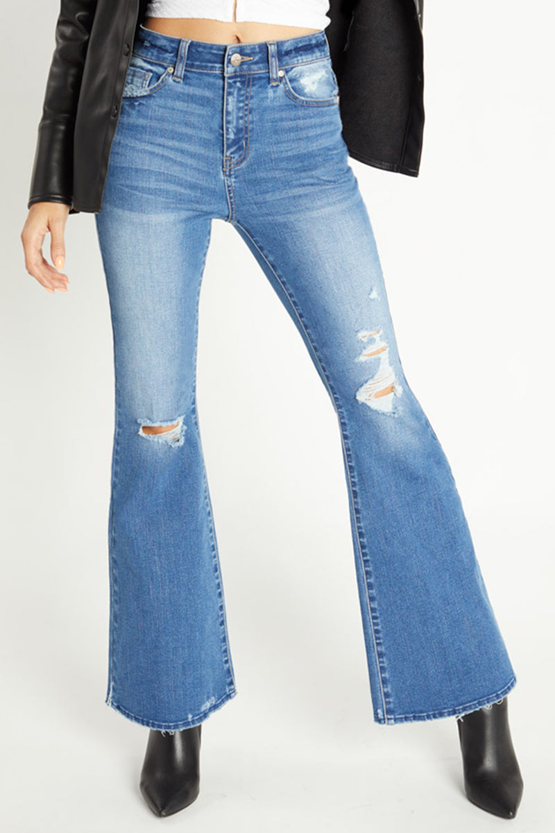WEP3454 FLARE JEANS IMAGE 5