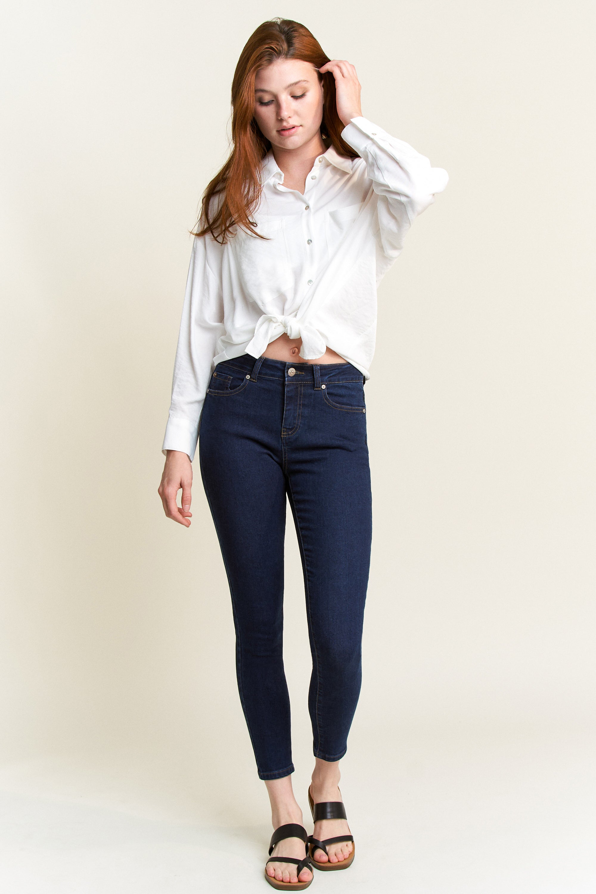 Shop High Rise Classic Ankle Skinny Jeans – Shop ENJEAN