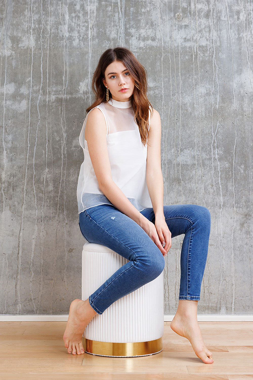 WEP3528 JEANS WITH TACKING IMAGE 1