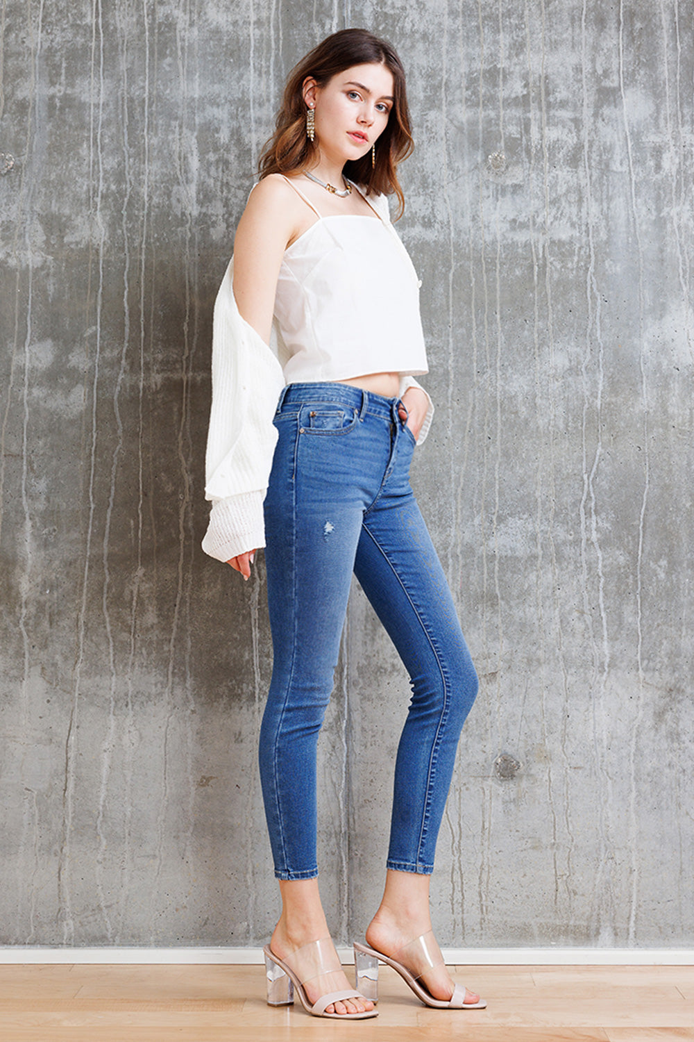 WEP3528 JEANS WITH TACKING IMAGE 6
