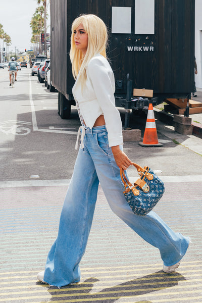 <DEC PRE-ORDER> Super High Wide Straight Jeans