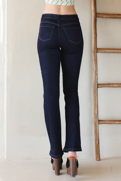Jeans bootcut clásicos de tiro alto