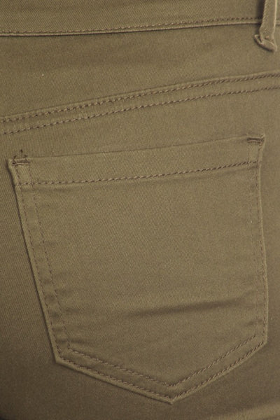 Classic Stretch Cotton Twill Skinny Jeans