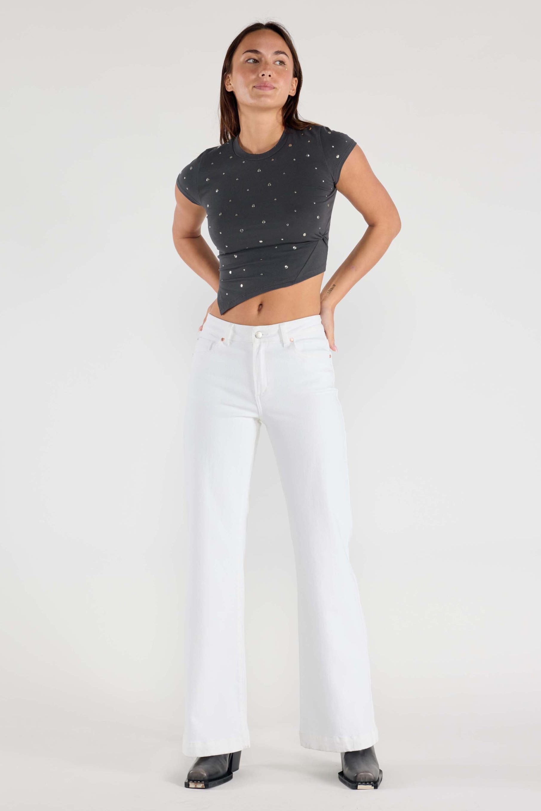 Shop High Rise Baggy Cuffed Wide Leg Jeans – Shop ENJEAN