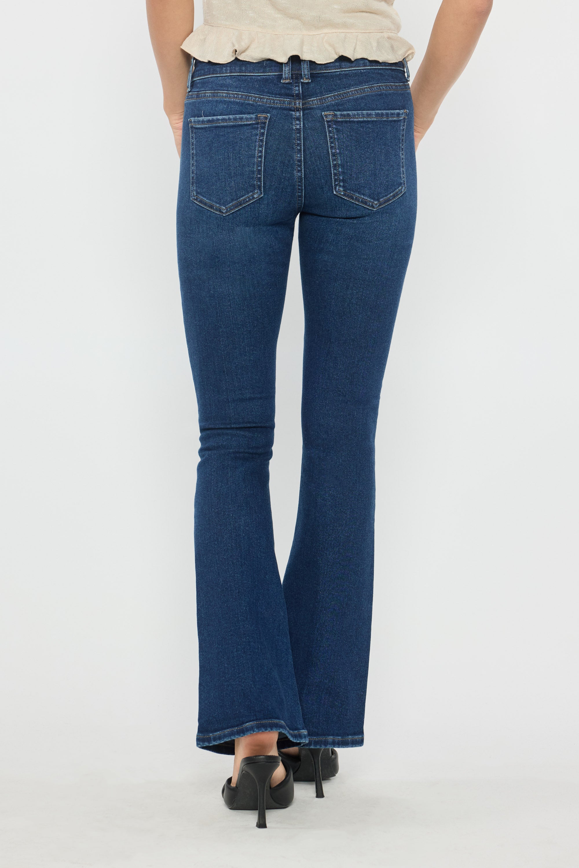 Mid Rise Bootcut Jeans