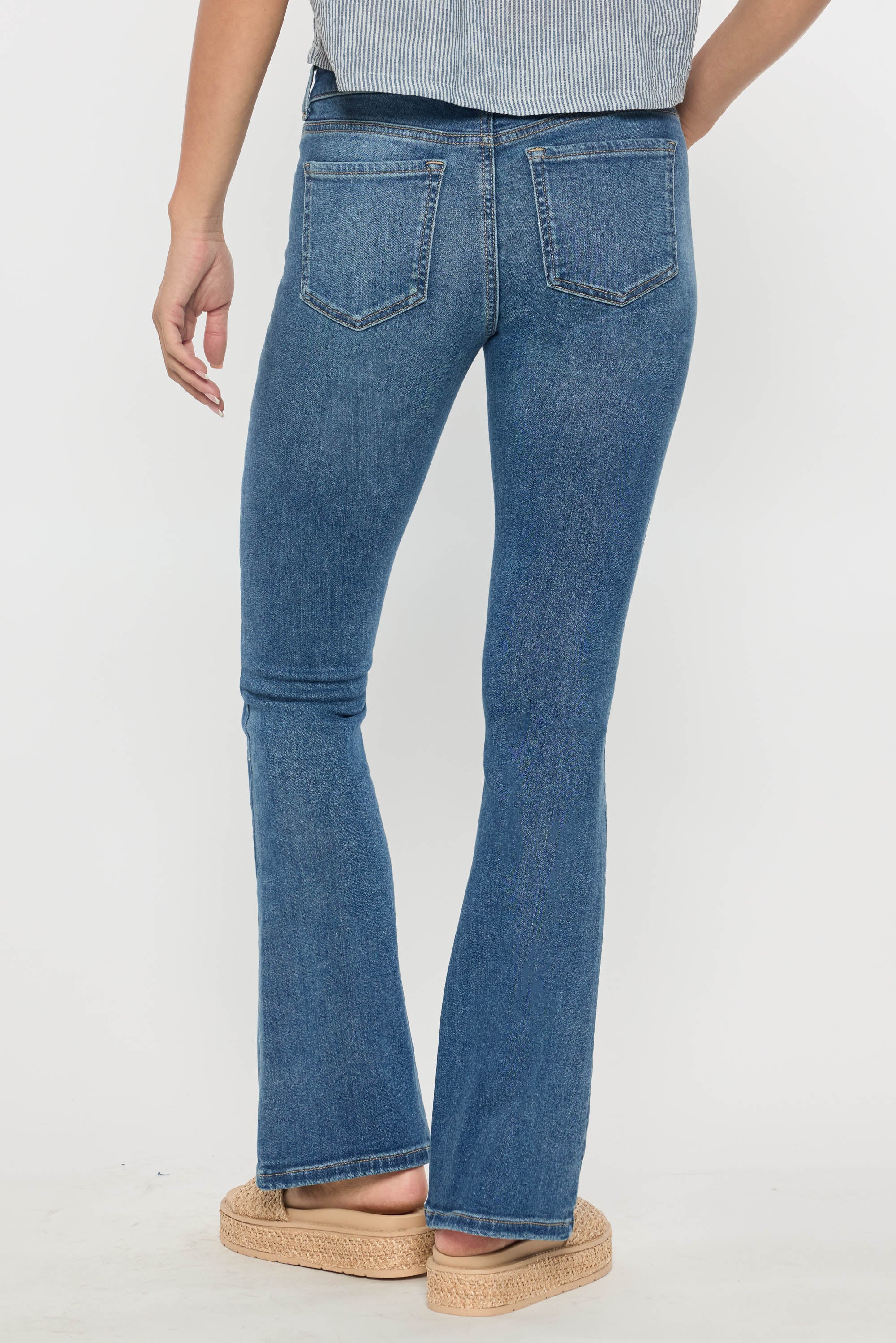 Mid Rise Bootcut Jeans