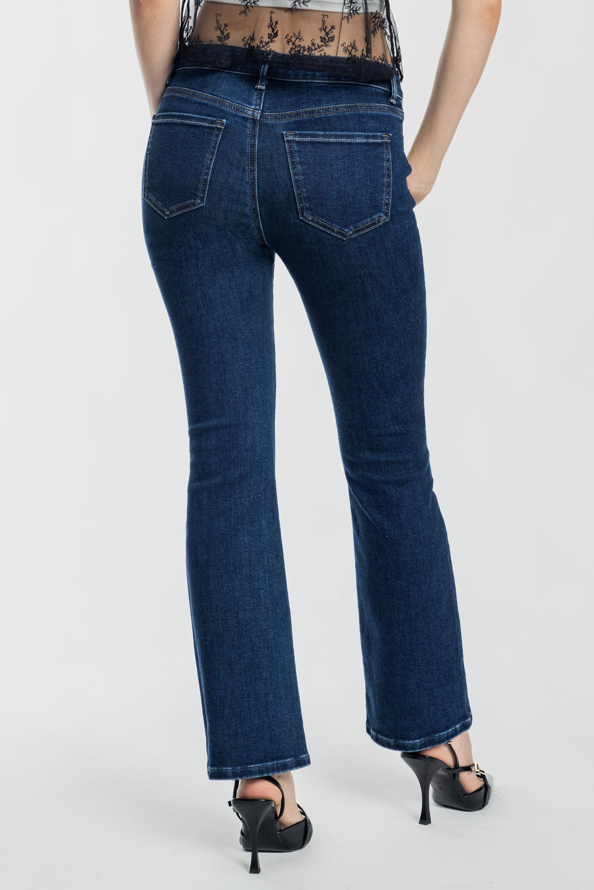 High Rise Baby Bootcut