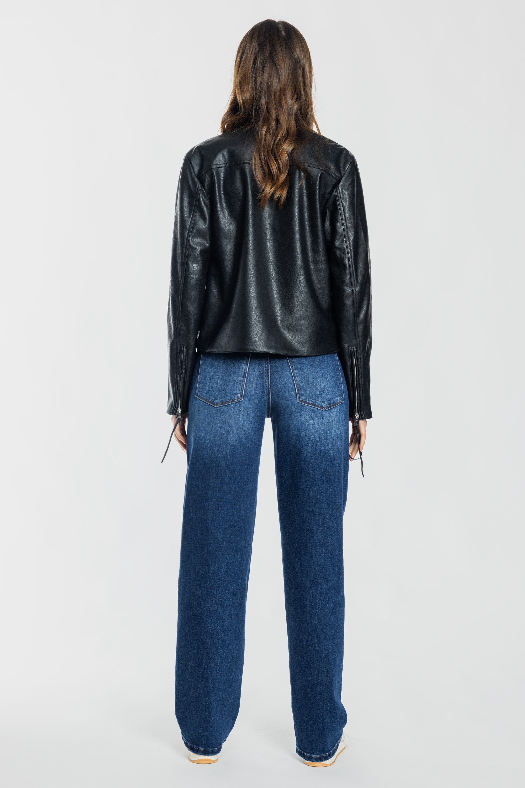 Mid Waist Loose Straight