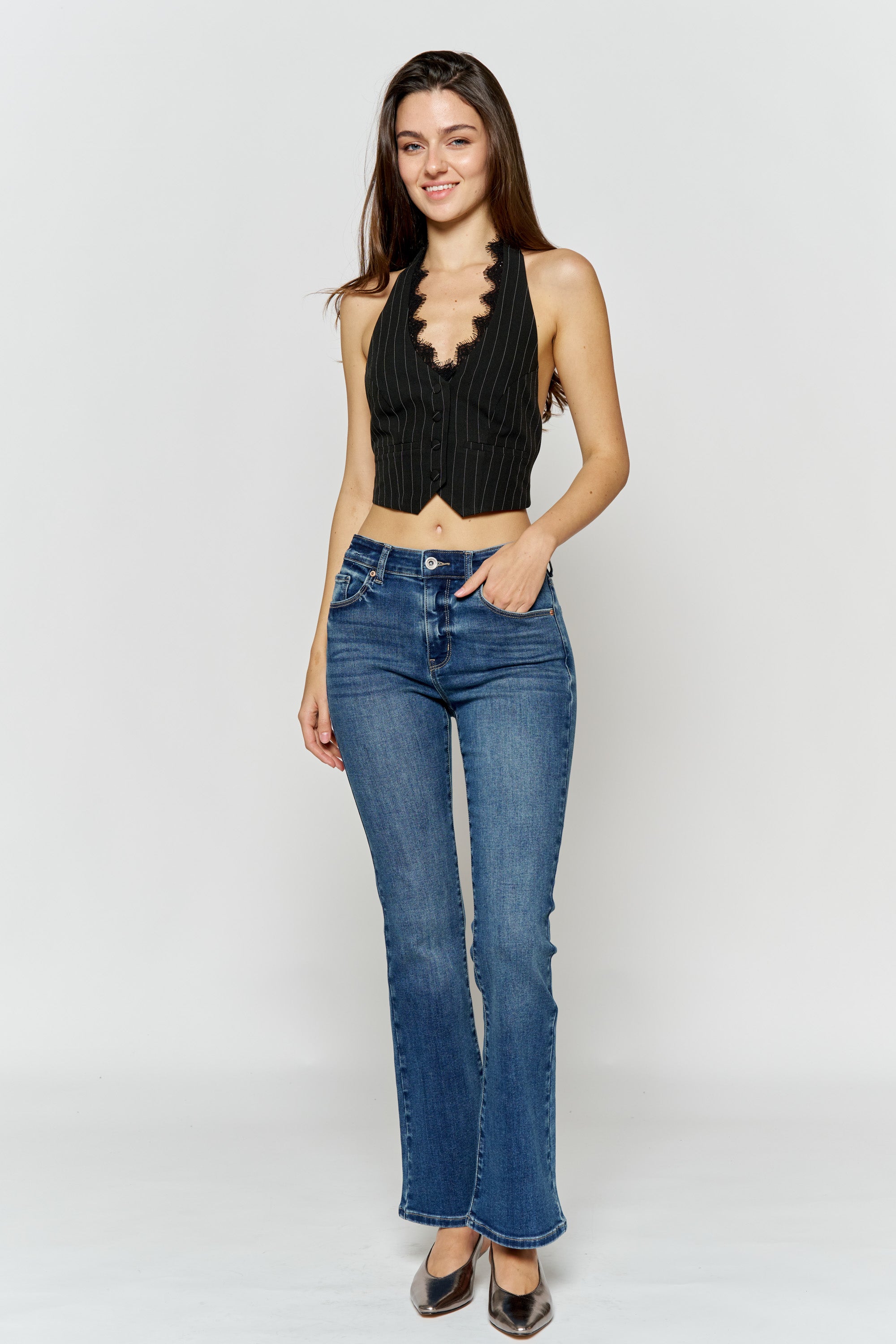 High Rise Ankle Boot