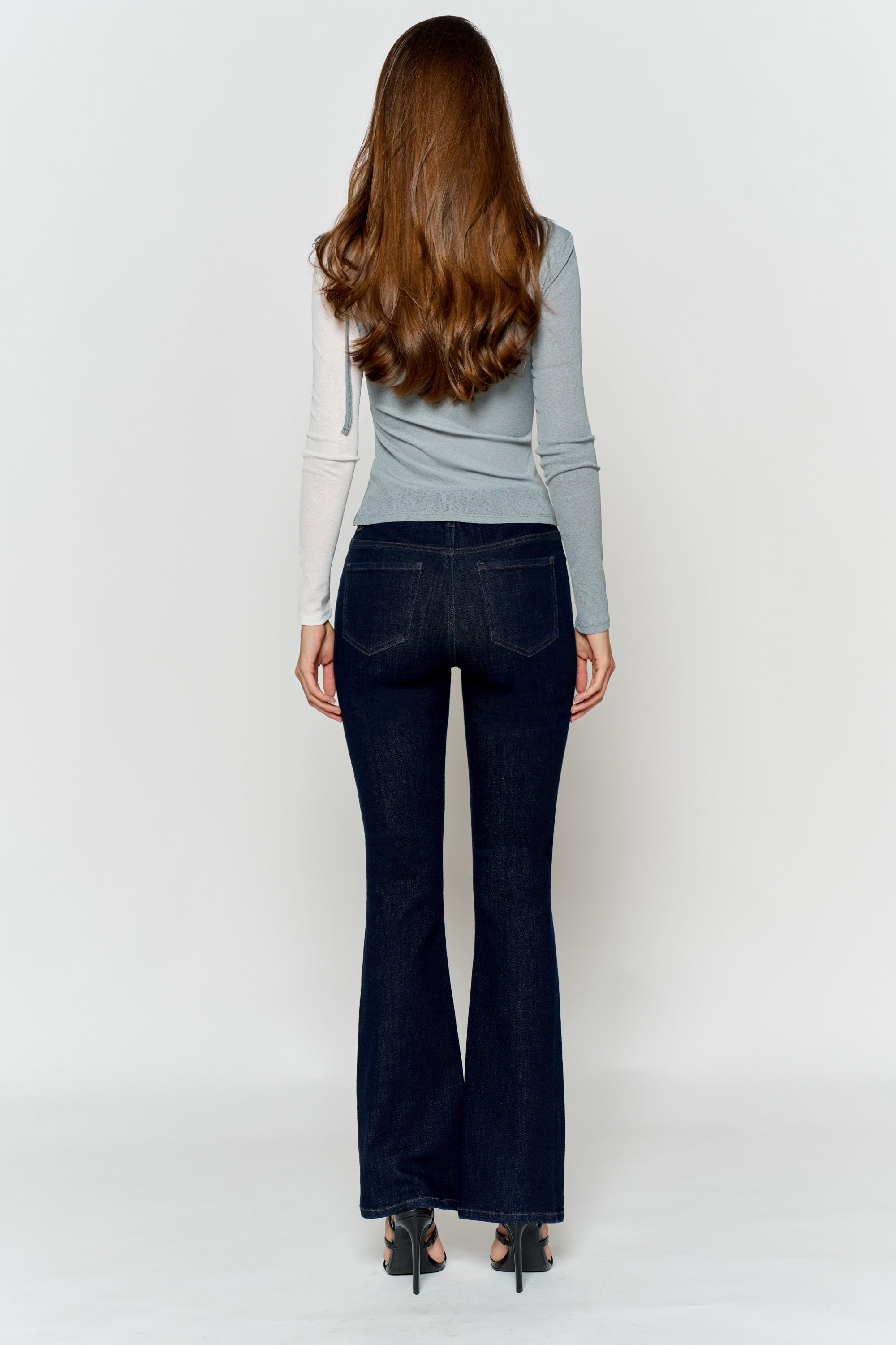 High Rise Bootcut Jeans