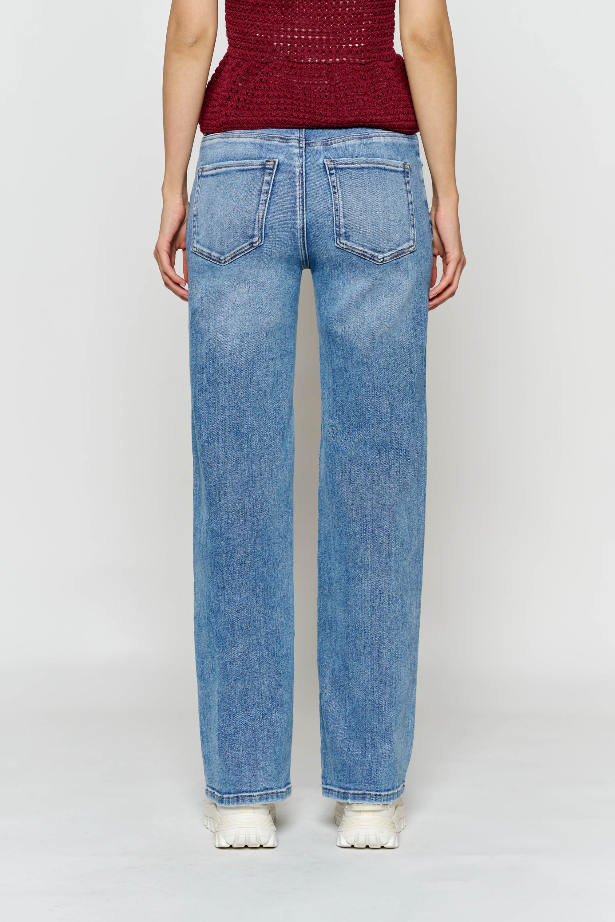 High Rise Wide Leg Jeans