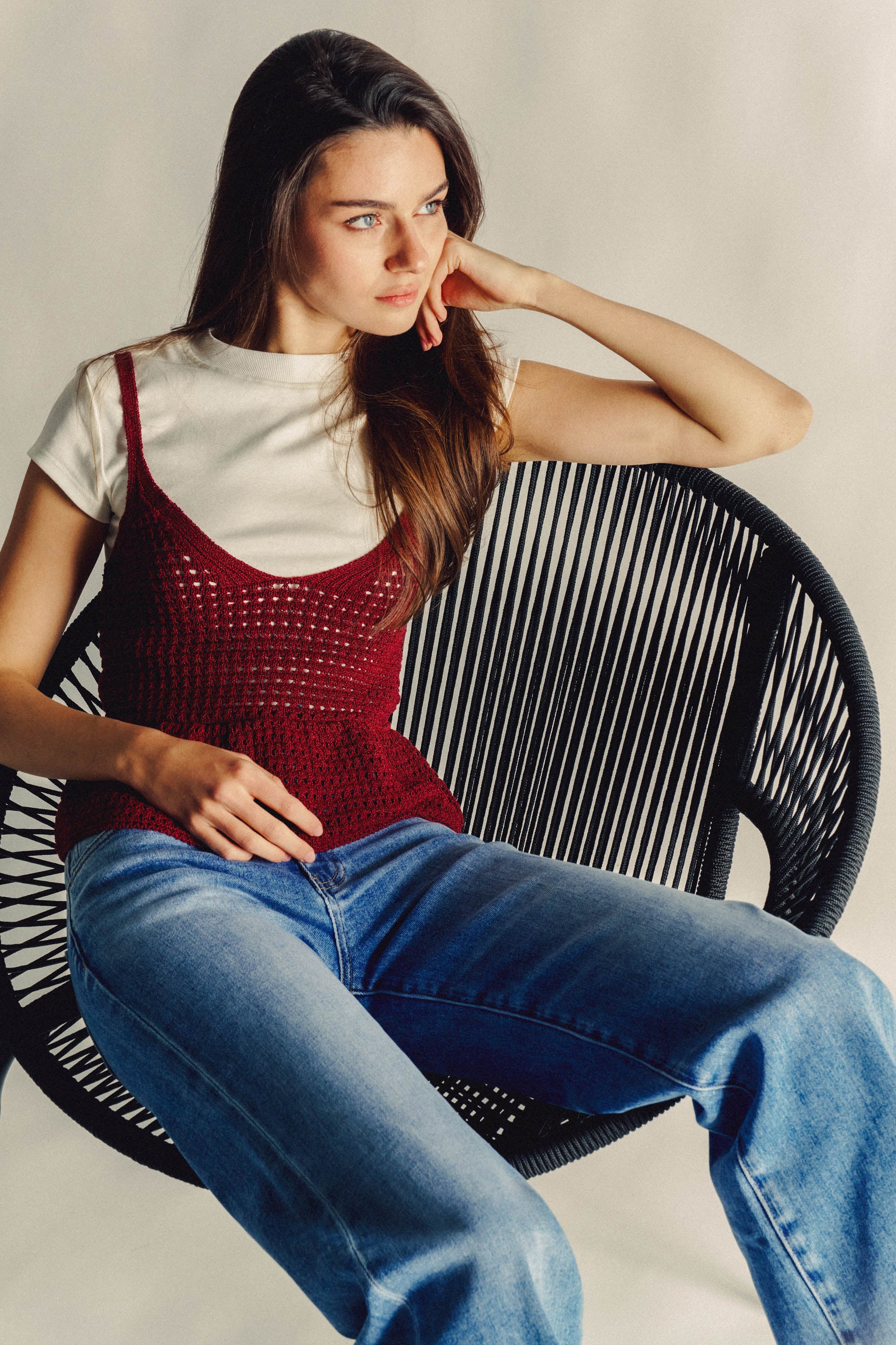 High Rise Wide Leg Jeans
