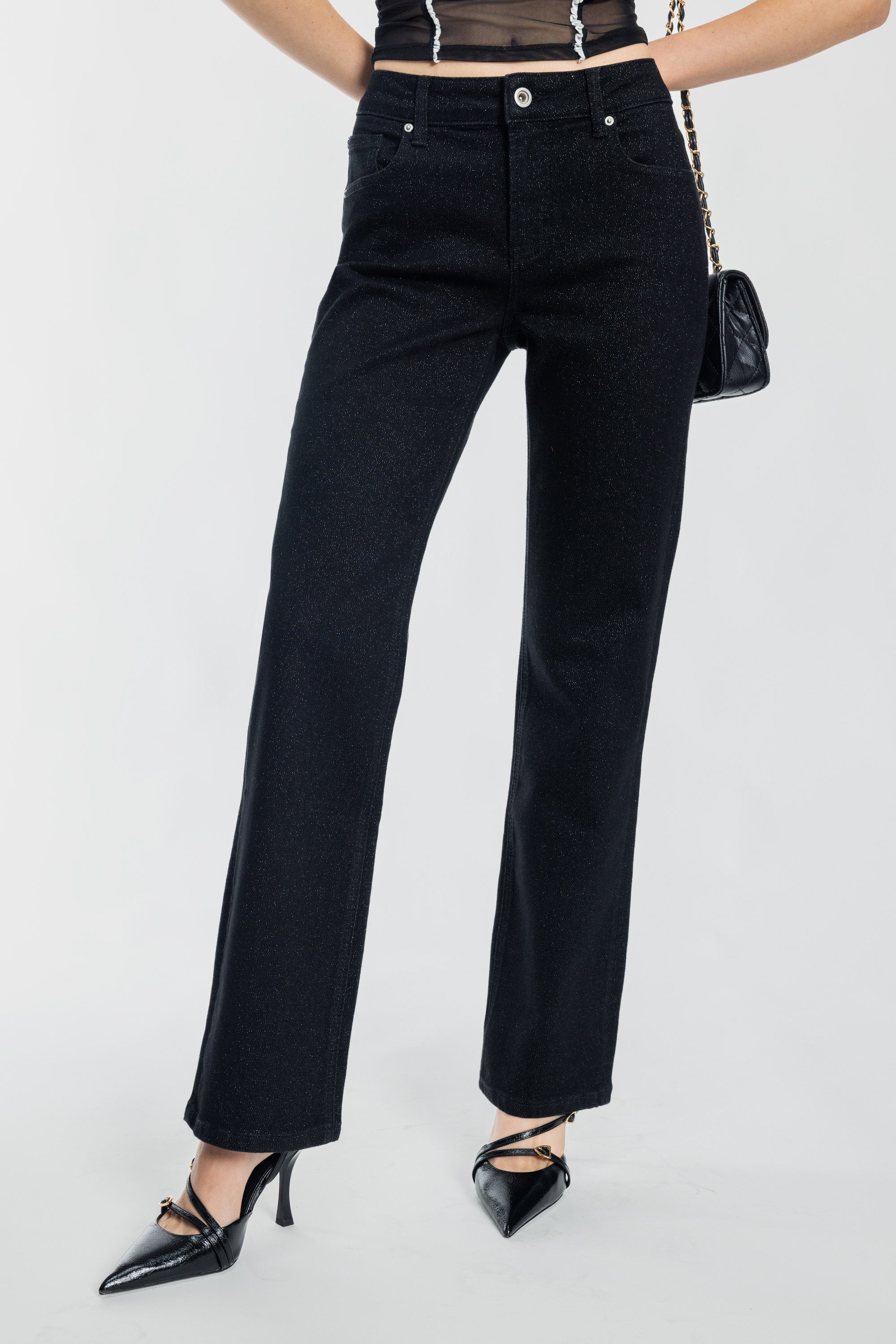 High Rise Relaxed Straight