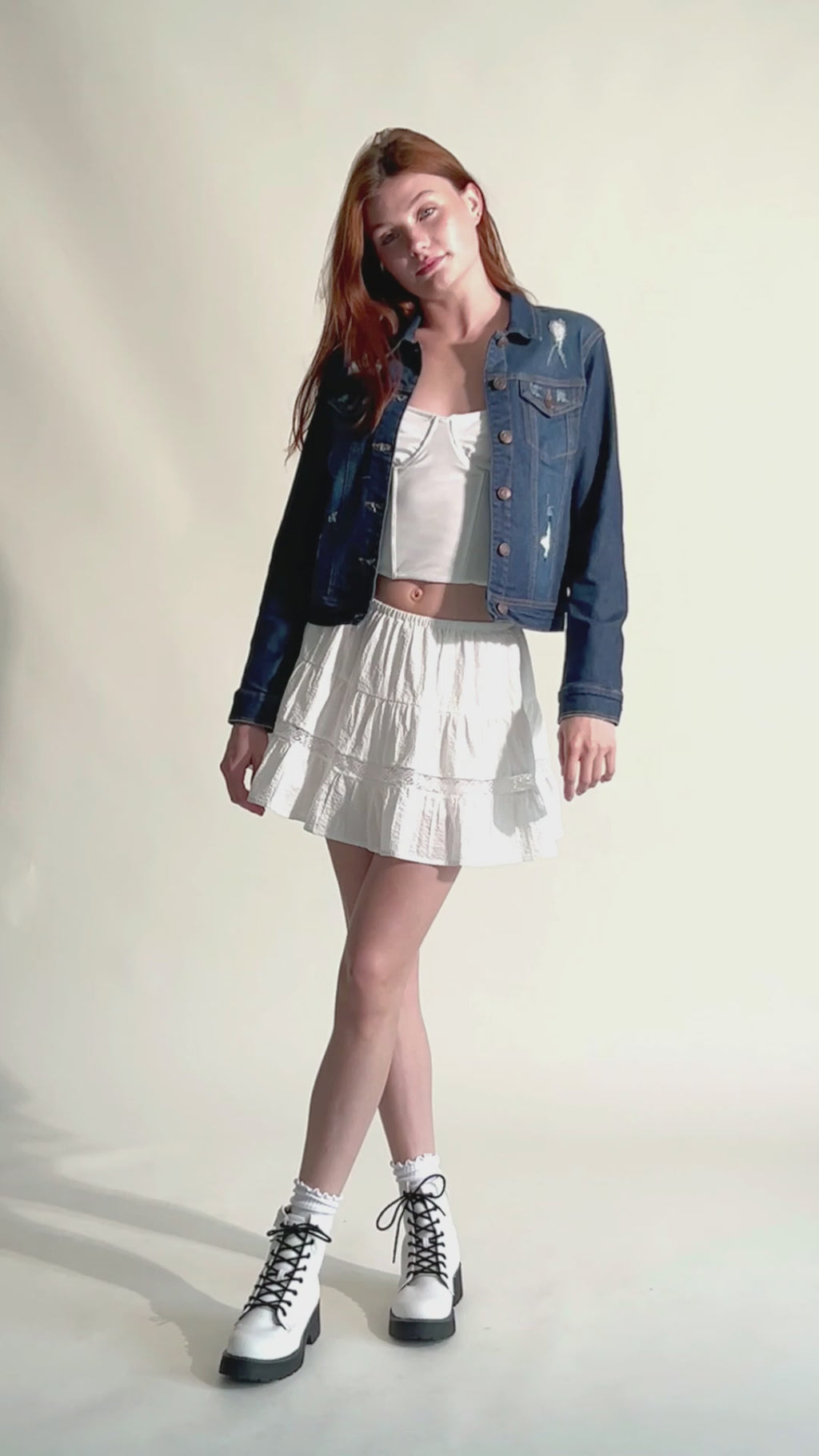 Shop Classic Destructed Denim Jacket – Shop ENJEAN
