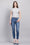Mid Rise Ankle Skinny with Side Zipper Detail