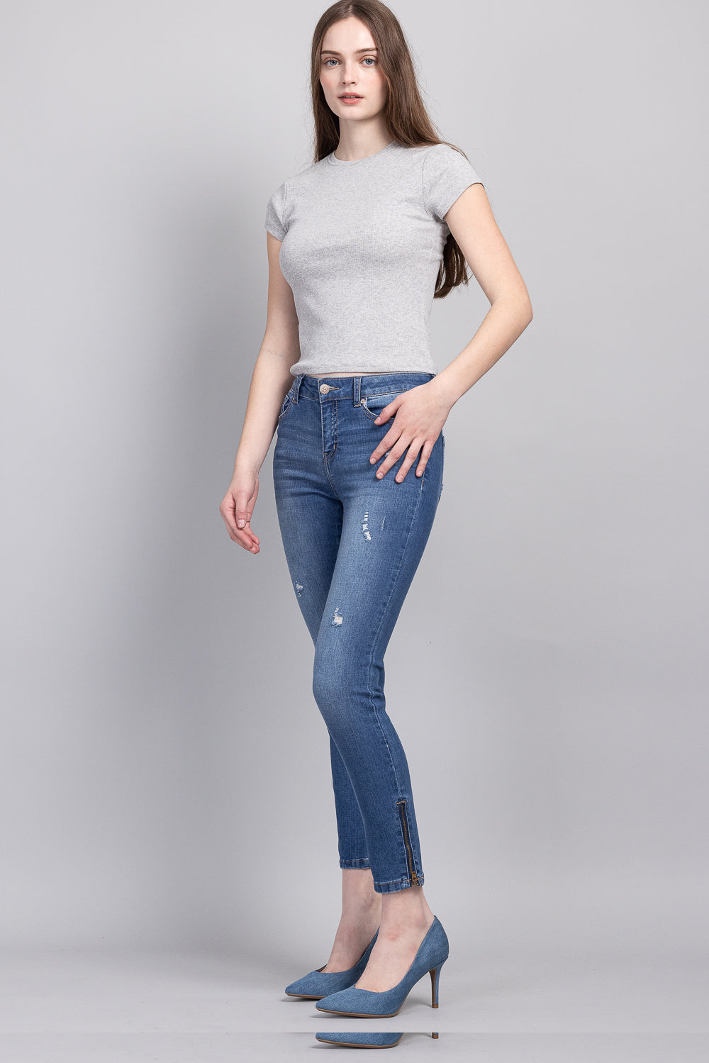 WEP3470 MID RISE JEANS IMAGE 2