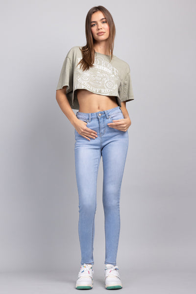 High Rise Classic Ankle Skinny Jeans
