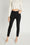 Double Waist Banded High Rise Push Up Ankle Skinny