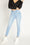 Double Waist Banded High Rise Push Up Ankle Skinny