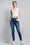 Destructed Mid Rise Ankle Skinny