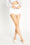 High Rise 5 Exposed Button Down Destructed Shorts