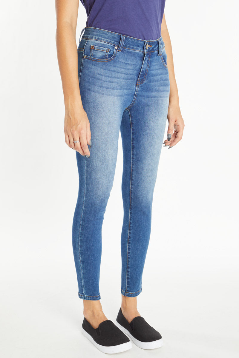 Classic High Rise 5-Pocket Ankle Skinny