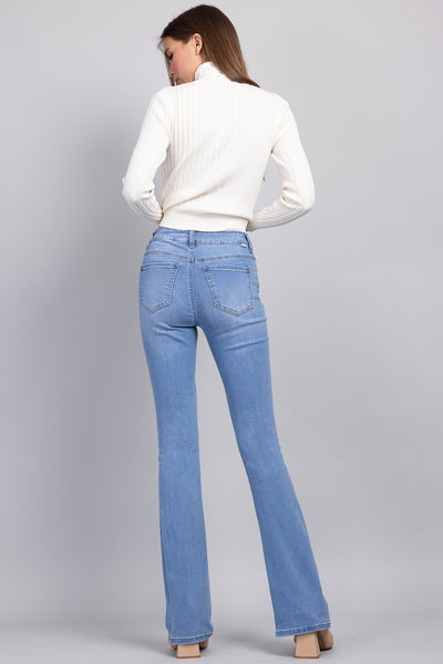 High Rise 5-Pocket Bootcut Jeans
