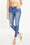 Mid Rise Ankle Skinny with Raw Cut Hem