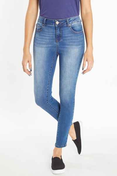 Classic High Rise 5-Pocket Ankle Skinny