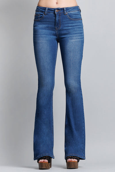 High Rise 5-Pocket Bootcut Jeans