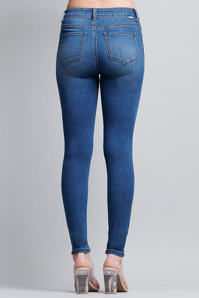 High Rise Classic Ankle Skinny Jeans