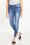 Mid Rise Push Up Ankle Skinny