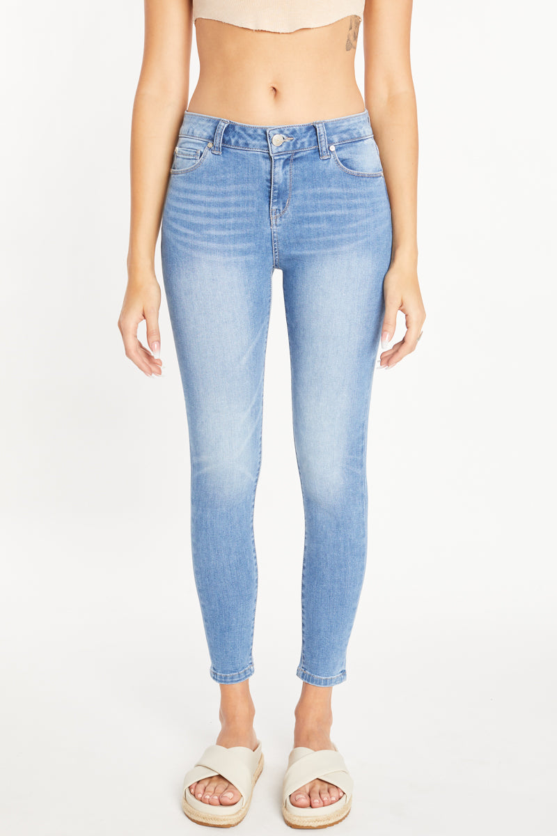 Mid Rise 5-Pocket Skinny Jeans