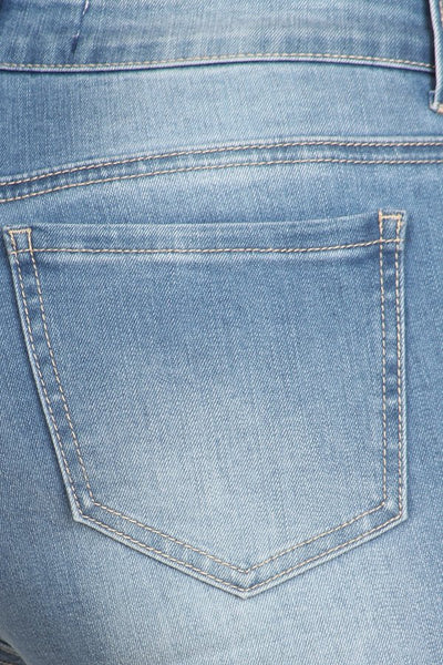 High Rise 5-Pocket Ankle Skinny