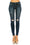 Jeans ajustados rotos de tiro medio