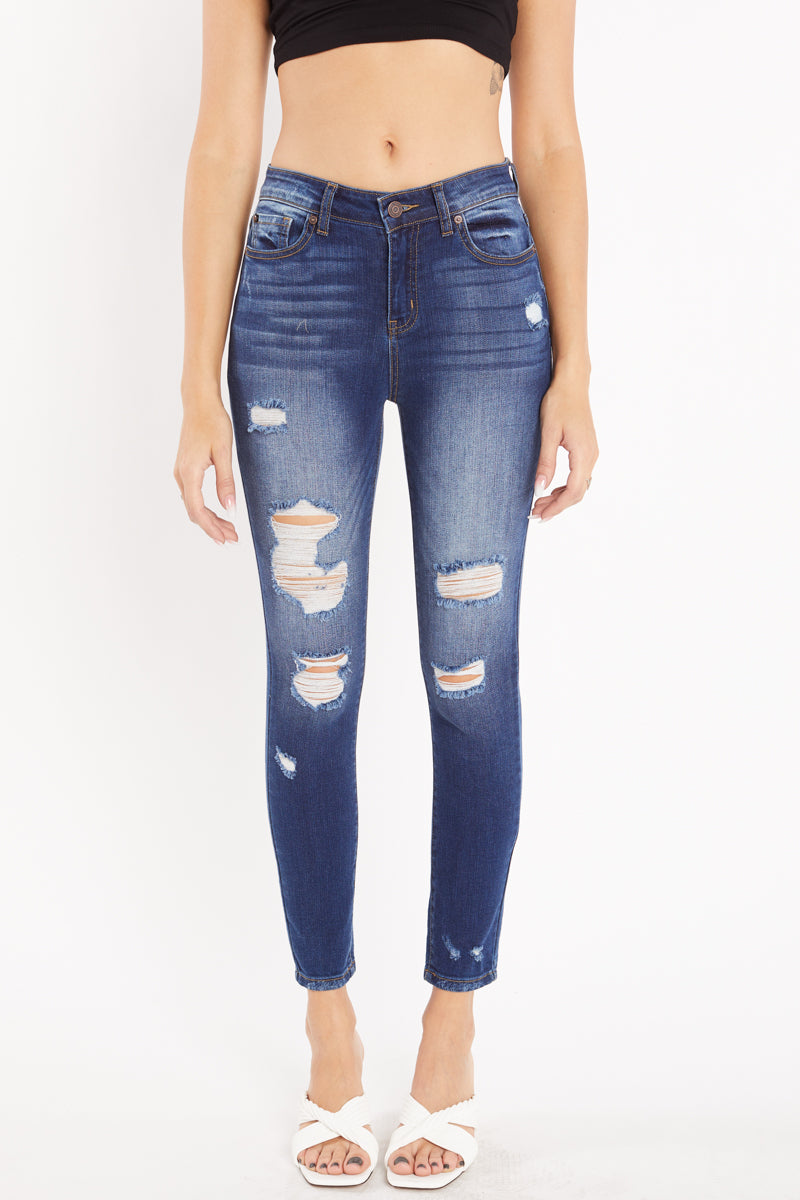 WEP3278 ANKLE SKINNY JEANS MAIN IMAGE 1