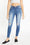 High Rise Destructed Ankle Skinny