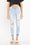 High Rise Ankle Grazer with Contrast Released Hem
