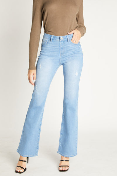 Jeans bootcut de talle alto de los años 70