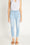 High Rise Raw Cut Chewed Hem Ankle Skinny