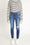 High Rise Destructed Ankle skinny