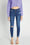 High Rise Ankle Skinny with Chewed Hem